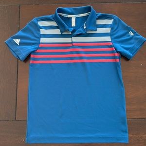 Boys adidas golf shirt size M 11-12